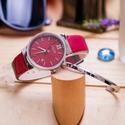 Đồng hồ nữ Julius JA-1181 dây da 2 màu cá tính