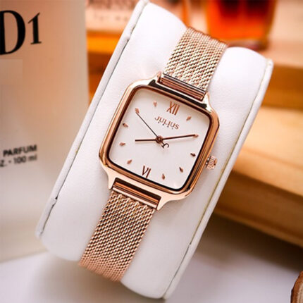 Đồng hồ nữ Julius JA-1264 mặt vuông