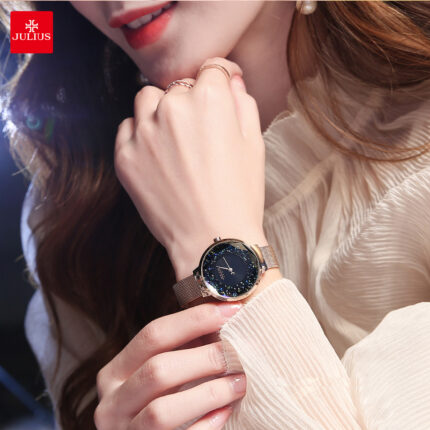 Đồng hồ nữ Julius JA-1111 dây thép