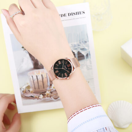 Đồng hồ Julius JA-1184 dây thép mặt tròn