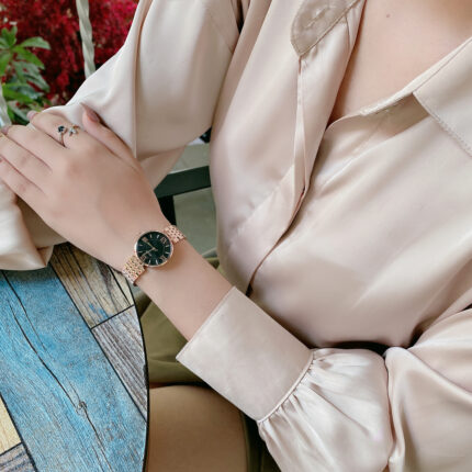 Đồng hồ nữ Julius JA-1282 dây thép kết hợp mặt số la mã