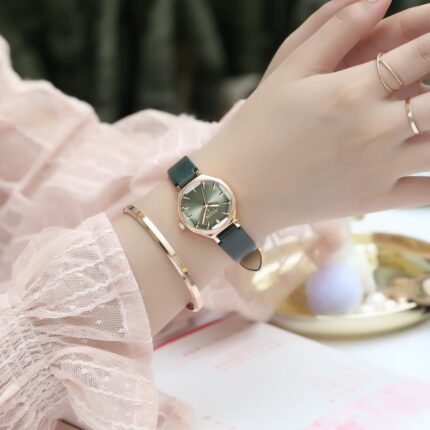 Đồng hồ nữ Julius Star JS-008 dây da