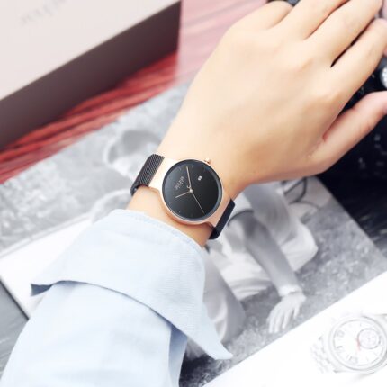 Đồng hồ đôi Julius JS-009 dây thép