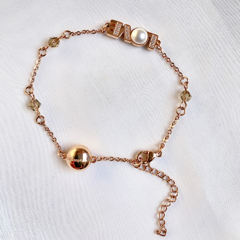 vòng tay love màu đồng (1)