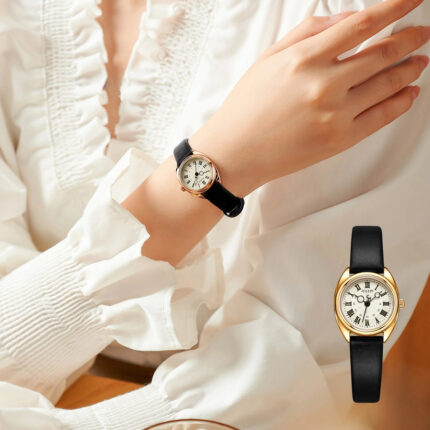 Đồng hồ nữ Julius JA-1402 dây da nhỏ xinh