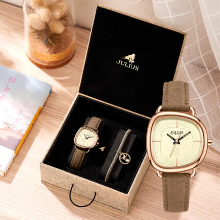 Combo Đồng hồ nữ Julius JA-1436 xinh xắn
